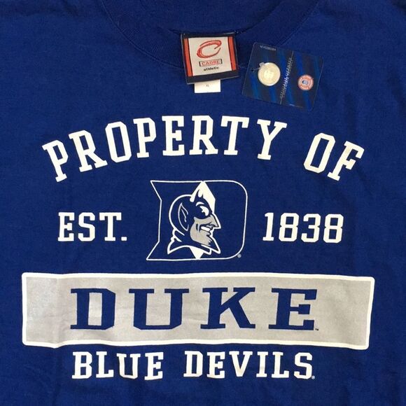 New Duke Blue Devils basketball tank sleeveless work out guns 💪 mens T shirt XL - Picture 2 of 2